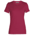 Koszulka z krótkim rękawem Icebreaker Tech Lite II SS Tee Women CHERRY