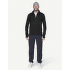 Bluza Devold Egga Grid Merino Jacket Men 960A CAVIAR