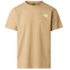 North Faces Regular Short Sleeve Tee - Graphic Men Khaki Stone