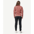 Sweter Devold Svalbard Sweater High Neck Men 207A HINDBERRY/OFFWHITE