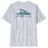 Koszulka z krótkim rękawem Patagonia Flying Fish Responsibili-Tee Men White