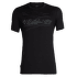 Koszulka z krótkim rękawem Icebreaker Tech Lite SS Crewe Coronet Peak Men Black1