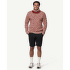 Sweter Devold Svalbard Sweater High Neck Men 207A HINDBERRY/OFFWHITE