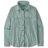 Koszula z długim rękawem Patagonia Long-Sleeved Self Guided Sun Shirt Women Thermal Blue