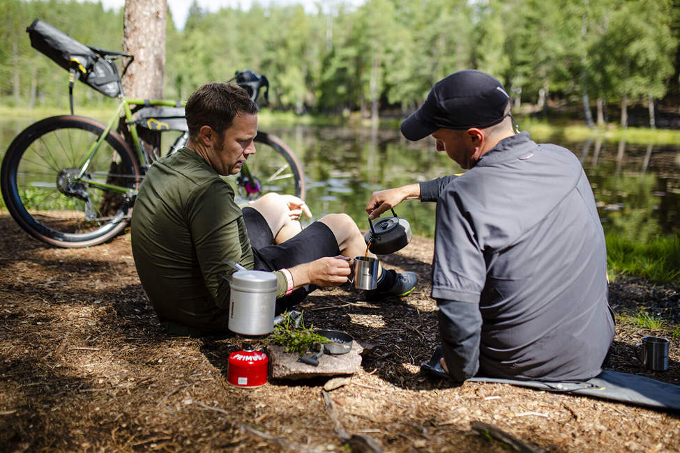 vaření bikepacking