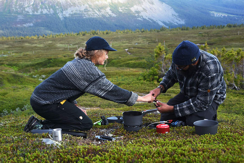 vaření v přírodě