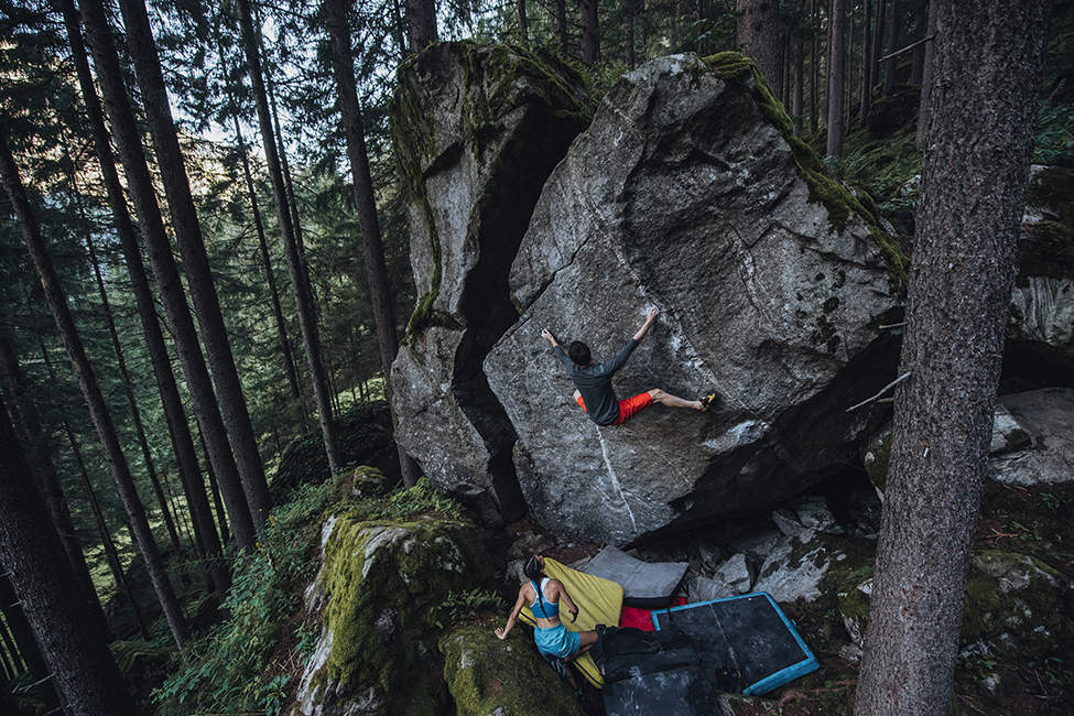 boulderování venku